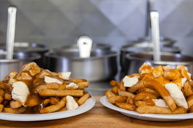 Une poutine du Flashbourg